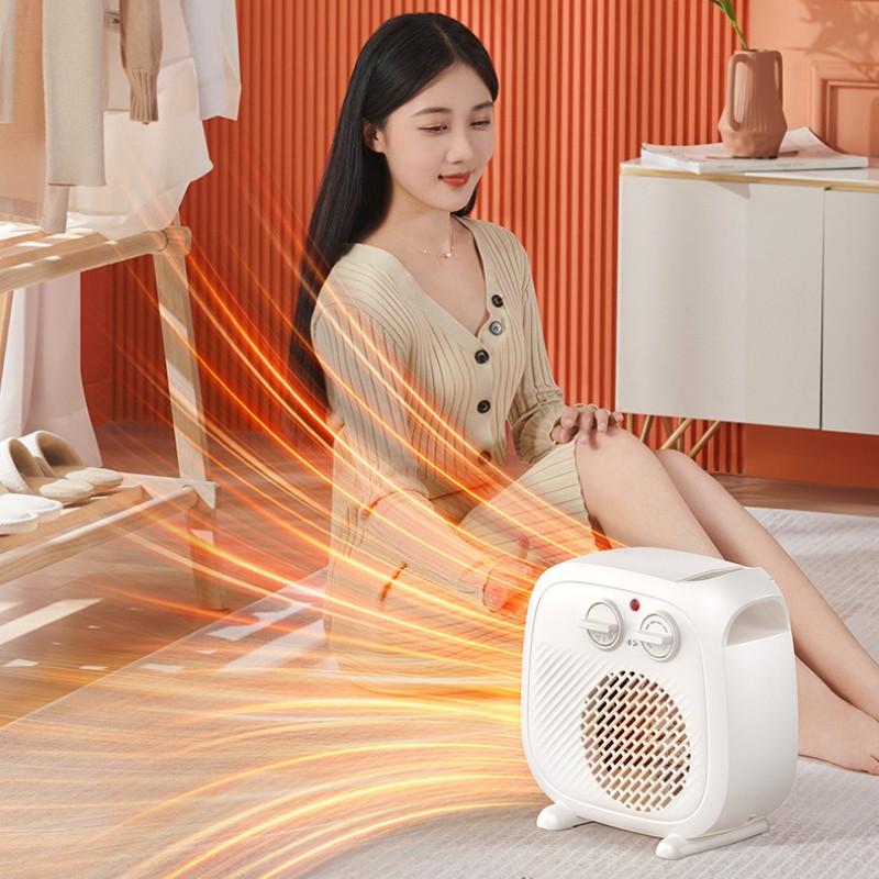 Winter Household Small Electric Heater Office Mini Desktop Warm Air Blower Intelligent Constant Temperature Warm Air Heater