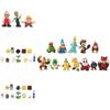 48pcs Super Mario Bros Luigi Action Figures Set Cake Decor Ornaments No Toxic No Fading