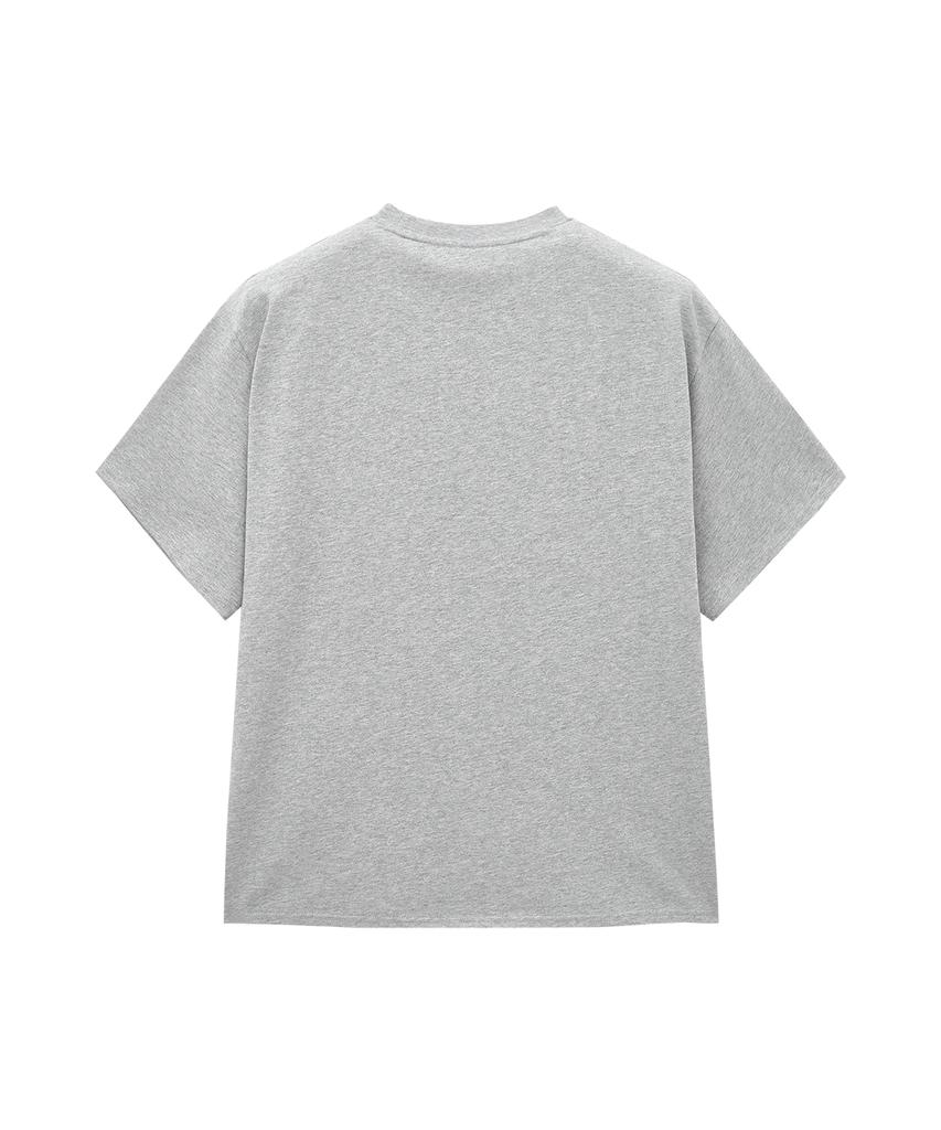 BIG UNION Childhood Graphic T-Shirt (Gray)
