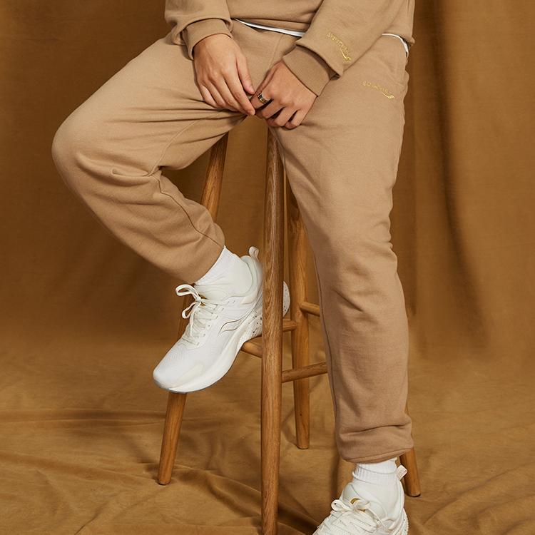 Saucony Knitted Sweatpants Men's Umber Horsehair Moderate Cuffed Pants SC2239130-2