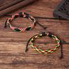 Men's Multicolor Tree of Life Braided Leather Bracelet Set