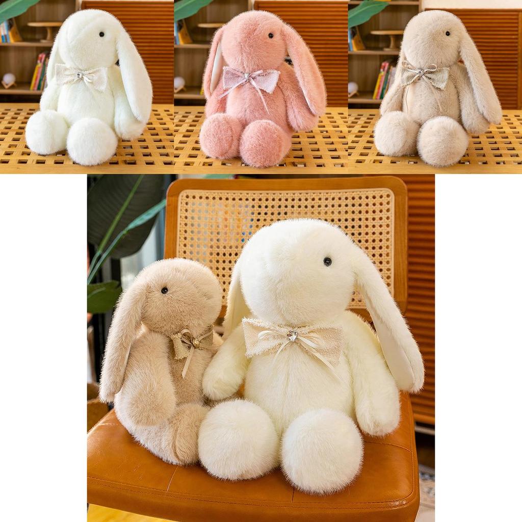 Adorable Soft Plush Rabbit Toy Floppy Eared Doll For Kids Lovely Comforting Companion