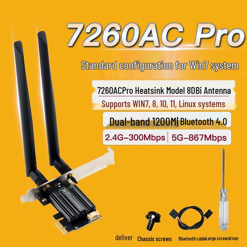 AX1800 WiFi 6 Dual-Band PCIe Desktop Network Card with 5G and Bluetooth 5.2.