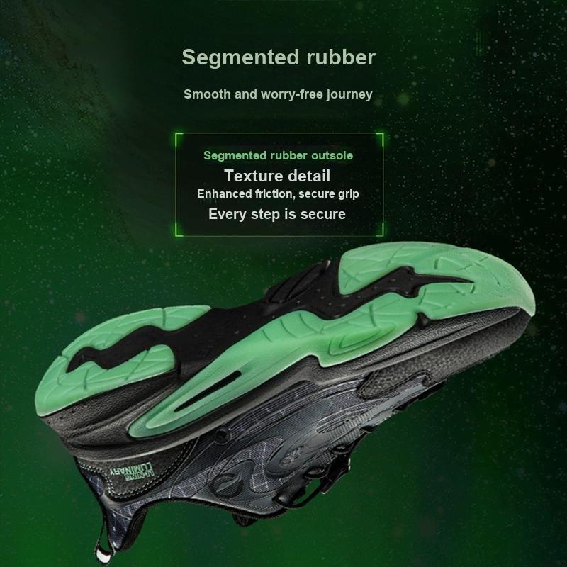 Li Ning Chaussures Décontractées Basses à Logo et Lettres pour Enfants Chaussures Décontractées pour Enfants Noir YKCU110-1