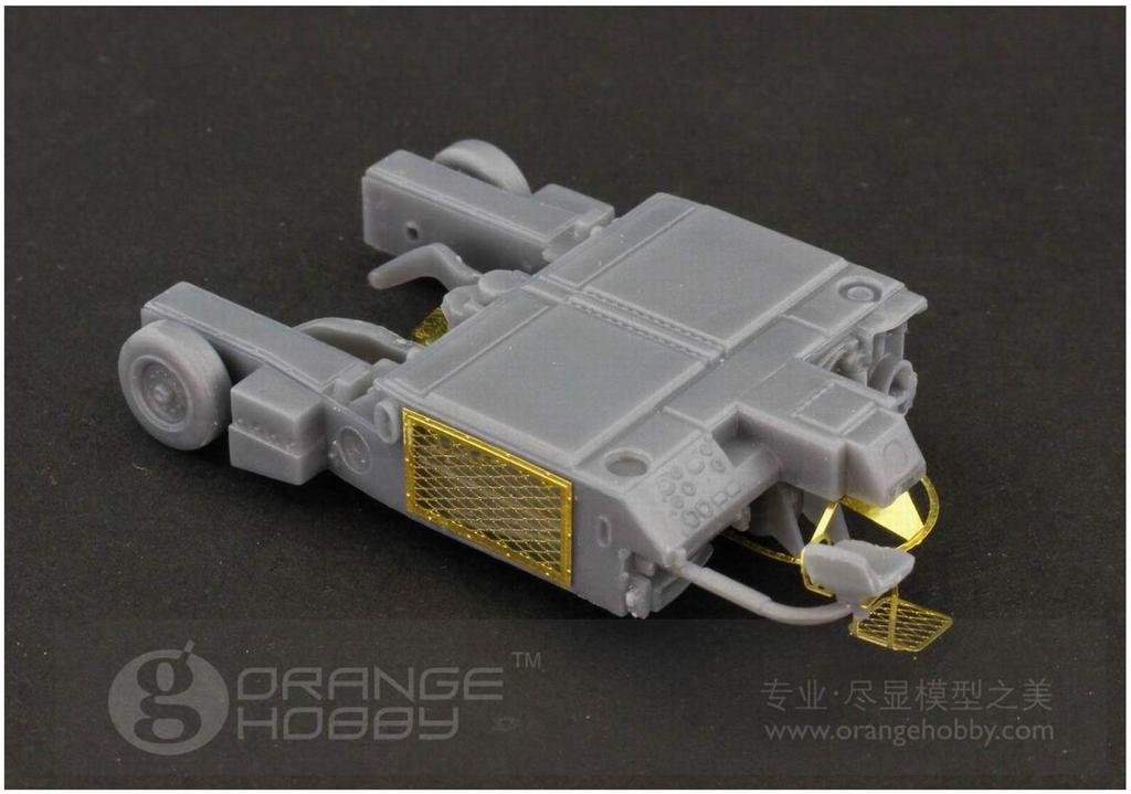 Trator de Convés de Hangar da Marinha Moderna em Escala Orange Hobby Kit de Modelo de Plástico A72009 1/72 E.U.A.. A/S32A-32A (Conjunto 2)