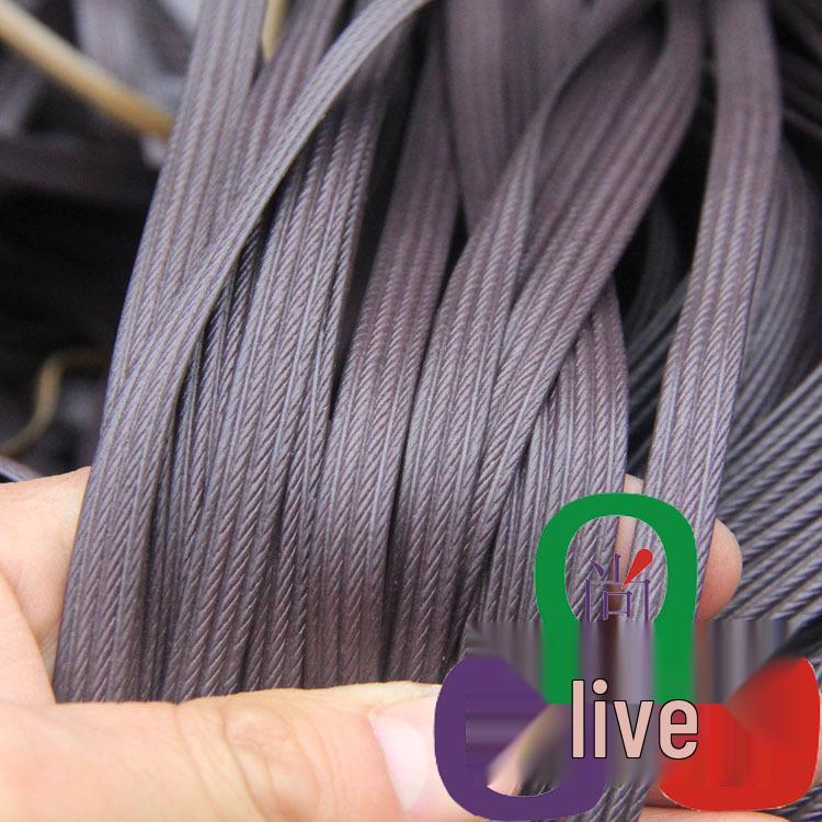 Подвесное кресло J6DApe из искусственного ротанга с плетеным канатом