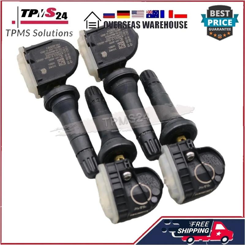 4PCS Capteur Moniteur de Pression des Pneus TPMS F2GT-1A180-AB Pour 2015-2018 Ford Edge Galaxy F-150 Mustang Explorer 315MHZ F2GZ1A189A