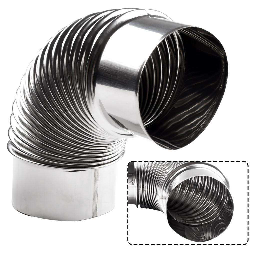 Cheminée Doublure Conduit Poêle Conduit Conditions Difficiles Tuyau Coude