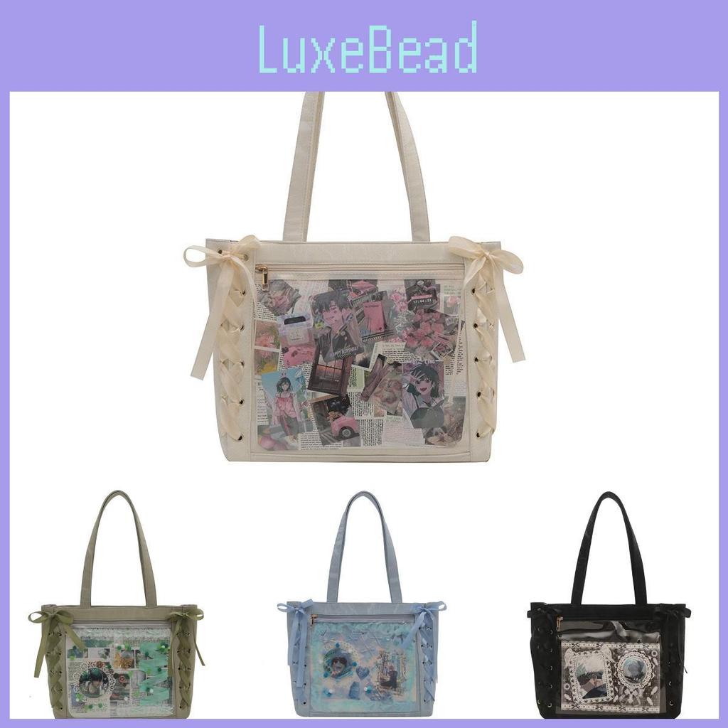 Tie Itabag Bow Large Capacity Single Shoulder Underarm Bag Cartoon Women Gift