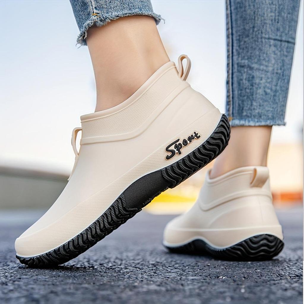 Dames Antislip Regenschoenen Tuinieren Lichtgewicht Schoenen Modieuze Regenschoenen