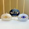 Women Diamond Pearl Evening Bags Luxury High Design Chain Shoulder Crossbody Bags Party Wedding Clutch Ladies Floral Handbags