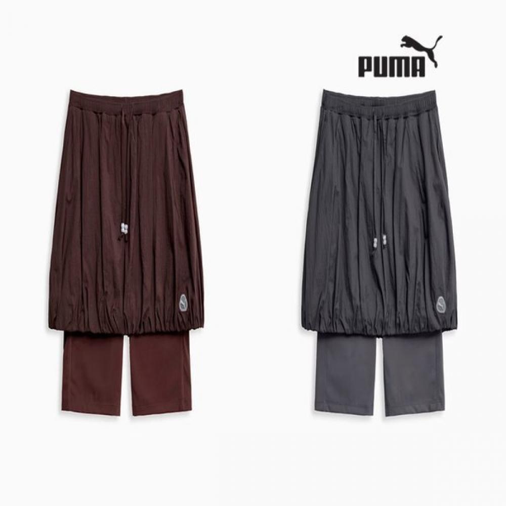 Puma Women S Woven Skirt ShortS leggingS Half pantS 529765 01 02 01 (chocolate brown)/S(24~25)