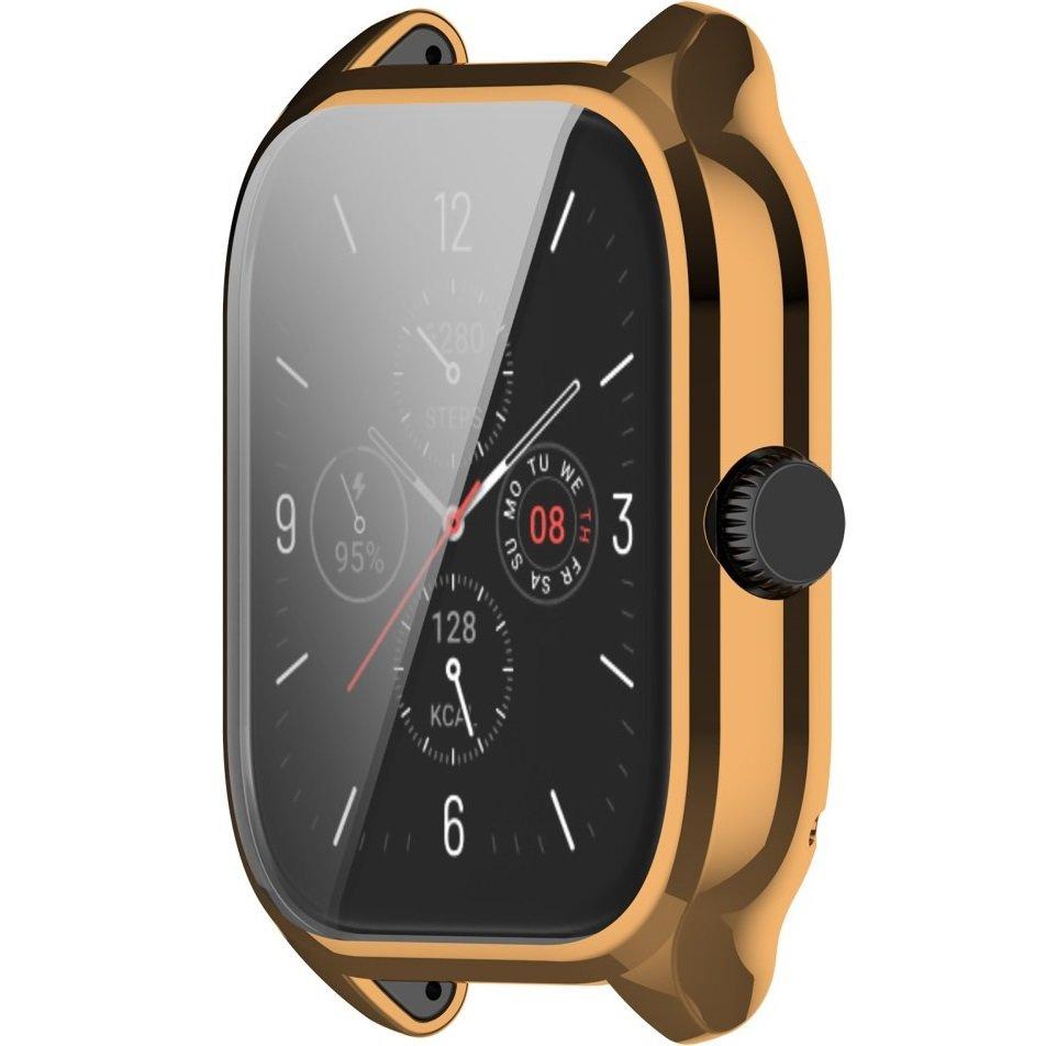 2in1 Case with Screen Protector for Amazfit GTS 4, Gold