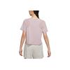 Nike Yoga Dri-Fit Mesh Breathable Sports Round Neck Short Sleeve T-Shirt Women Tops Pink DJ6572-501