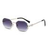Geometric Polygon Shape Sunglasses With Uv400 Protection For Fashionable Outdoor Wear