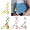 Eye Catching Resin Bird Key Holder Artistic Carving Design Compact Bag Pendant Christmas Gift For Kids Adults