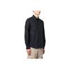 STONE ISLAND SS23 Ice Silk Cool Feeling Digital Print Pointed Collar Casual Solid Color Long Sleeve Shirt Men Shirts Navy-Blue 781512205V0020