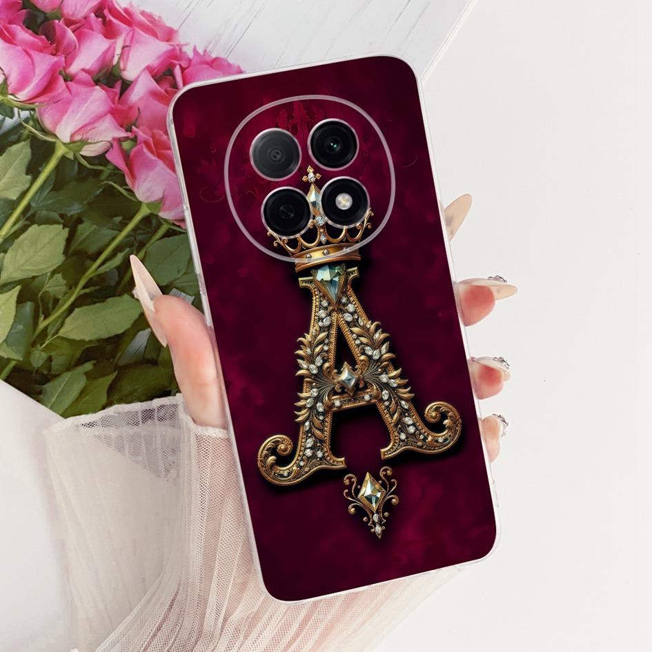 For OPPO F29 Pro 2025 Case Fashion Initial Letters Soft Silicone Protective Phone Cover For OPPO F29 Pro 5G CPH2705 F29Pro Shell
