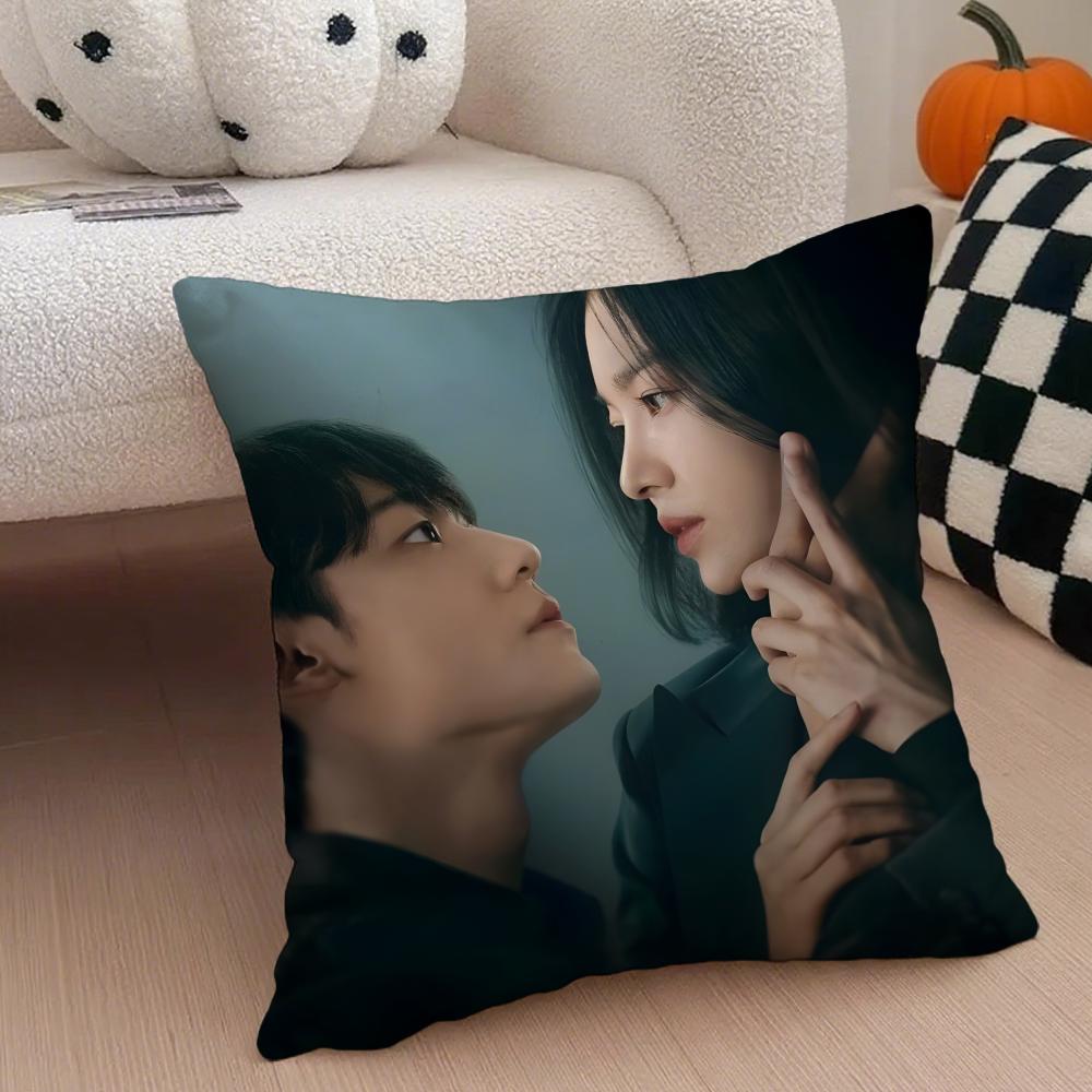 Korean Drama TThe Glory Cushion Cover Throw Pillow Cover Hidden Button Durable Polyester Chair Cushion