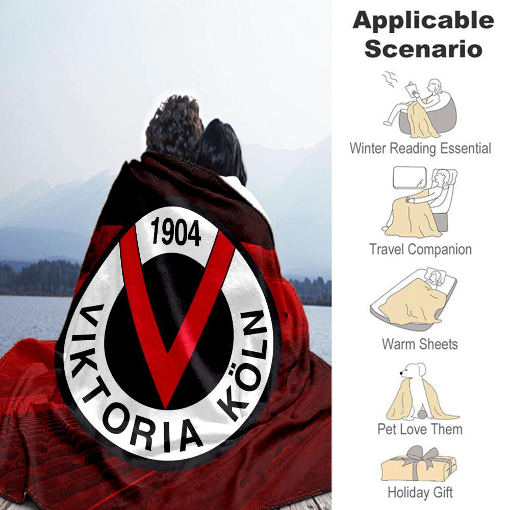 Fc Viktoria Kln Blanket, High quality Comfortable for All Seasons, Home Decor, Warmth and Comfort
