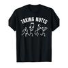 European Sizes Funny Music Art for Men Women Musical Note Gag Music Lover T-ShirtSame Style for Men and Women