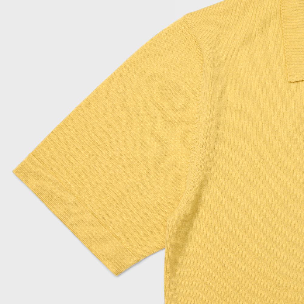 VERNO 24Ss Essential Collar Cardigan Yellow