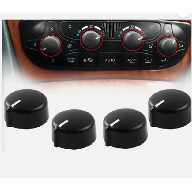4× Air Conditioner 2038300685 Climate Control Knob Button For Mercedes W203 W209