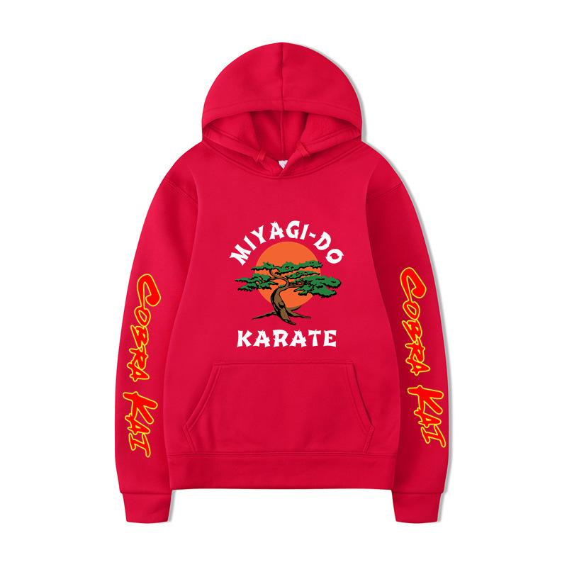 Karate Kid Val Armorr Cobra Print Men's Hoodie Brand Hoody Y2K Clothes Vintage Fashion Unisex Long Sleeve Pullovers