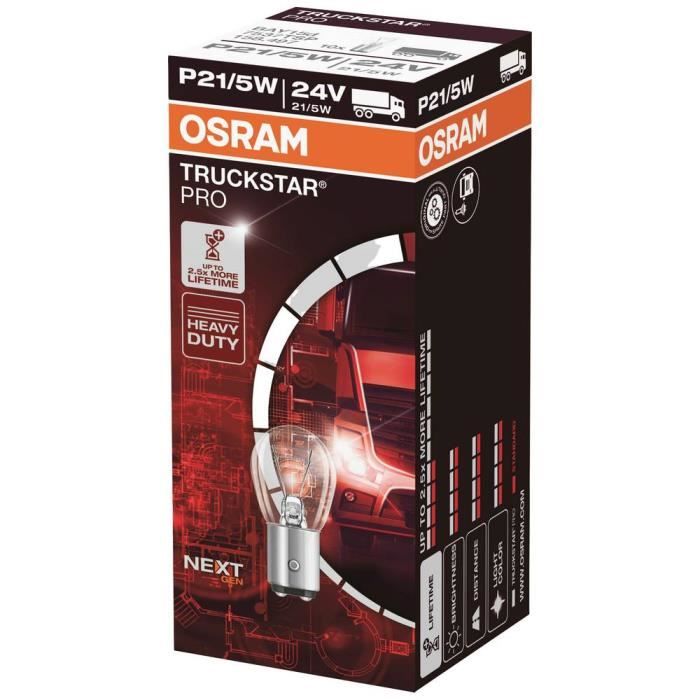 Osram Auto 7537TSP Ampoule de signalisation Truckstar P21/5W 21/5 W 24 V
