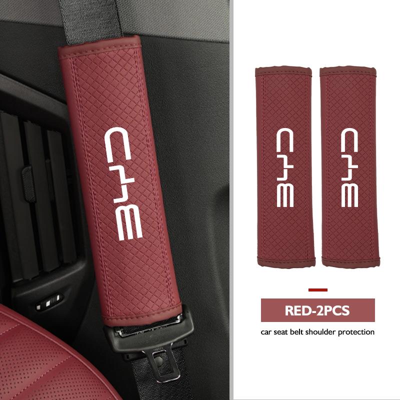Car Safety Belt Cover Shoulder Protective Pad Anti-slip Pads Auto Accessories For BYD 3 Yuan F3 E6 F0 G3 I3 Plus Ea1 Song Max