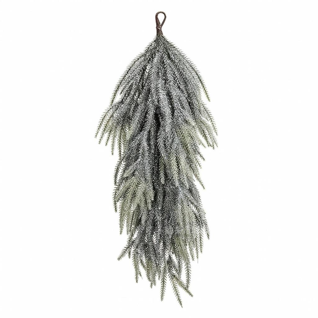 2 Pieces Artificial Evergreen Decoration Seasonal Drooping Branch