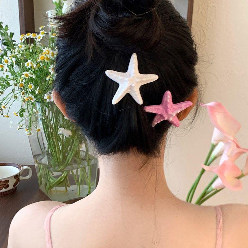 Neue Sommer Strandurlaub Muschel Seestern Haarspangen Haarnadeln Süße Seitenklammer Haarspangen Für Mädchen Koreanisches Ornament Haarschmuck
