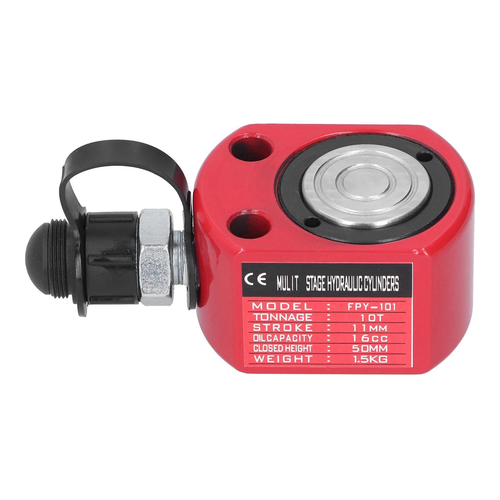 

Separate Hydraulic Cylinder Red Ultra Thin Industrial Accessories FPY101 10T 16CC