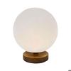 Lampe de bureau en bois polyéthylène aluminium DKD Home Decor