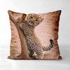 Cute Wild Baby Animal Print Throw Pillow Covers Pattern Cushion Cover Suitable For Sofa Bedroom Car Pillow Cover