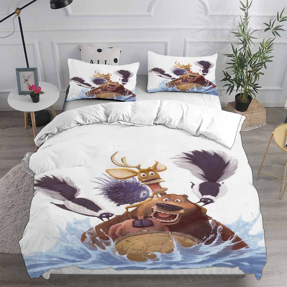 

Open Season Bedding Sets Eu Singel Us Twin Comforter Quilt Bed Cover Duvet Cover Pillow Case 2-3 Pieces Sets Kids Adult Size EU Single 135x200cm