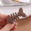 Y2k Fish Bone Hair Clip Animal Geometry Hair Accessories Cute   Daily