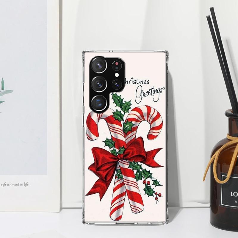 Christmas Santa Claus Present Phone Case For Samsung Galaxy S25 S24 S23 S22 Ultra S21 FE S20 Plus S10 + S10E Art Fundas Back Cov