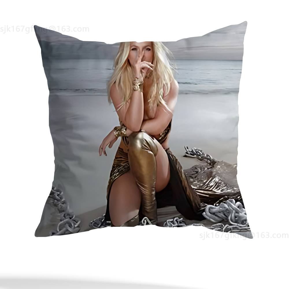 Singer B- Britney Spears Pillowcase Casual Style Decoration, Suitable for Home Decoration (excluding Pillow Core)