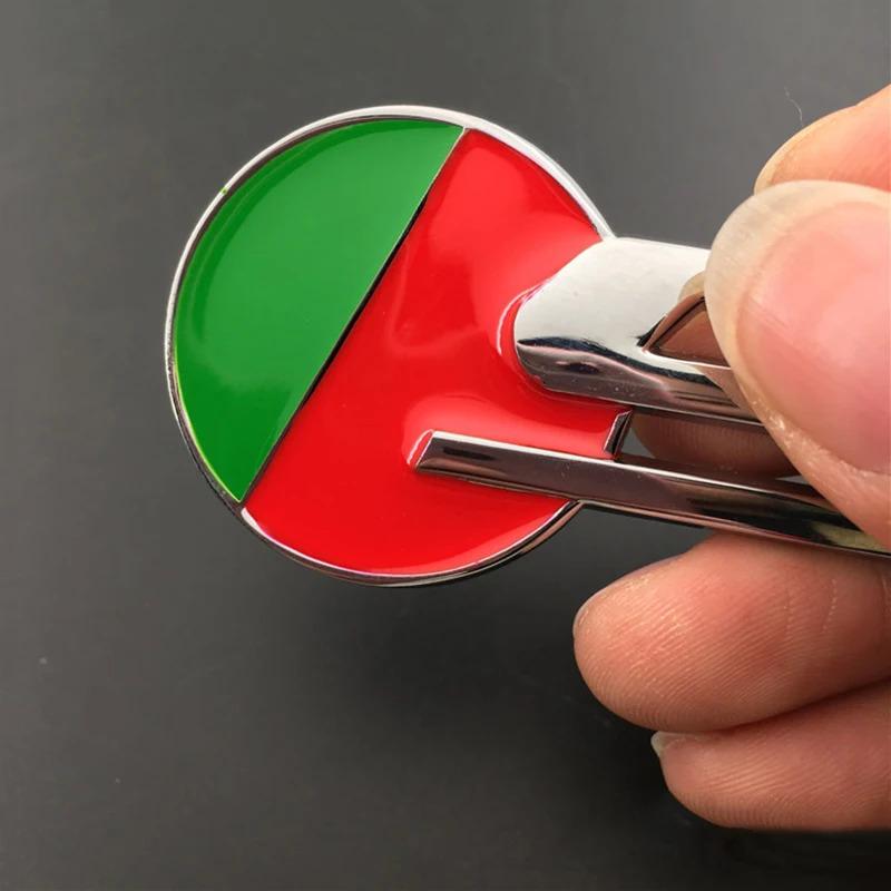 3D Metal S R Logo Car Sticker Front Grille Emblem Side Fender Rear Badge Decals Trunk Emblem for X-TYPE F-TYPE XE XF XJ XJR XFR Accessories