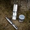 Stainless Steels Salt and Peppers Grinder Practical Thumb Push Button Peppers Grinder for Single Hand Operate Enduring