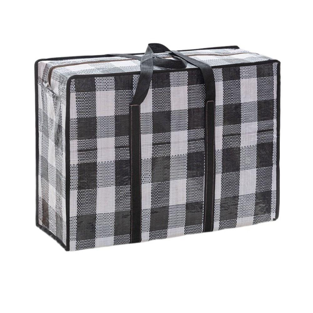 Large Capacity Moving Package Bag Black Luggage Packing Bag Quilt Clothes Storage Bag  Home
