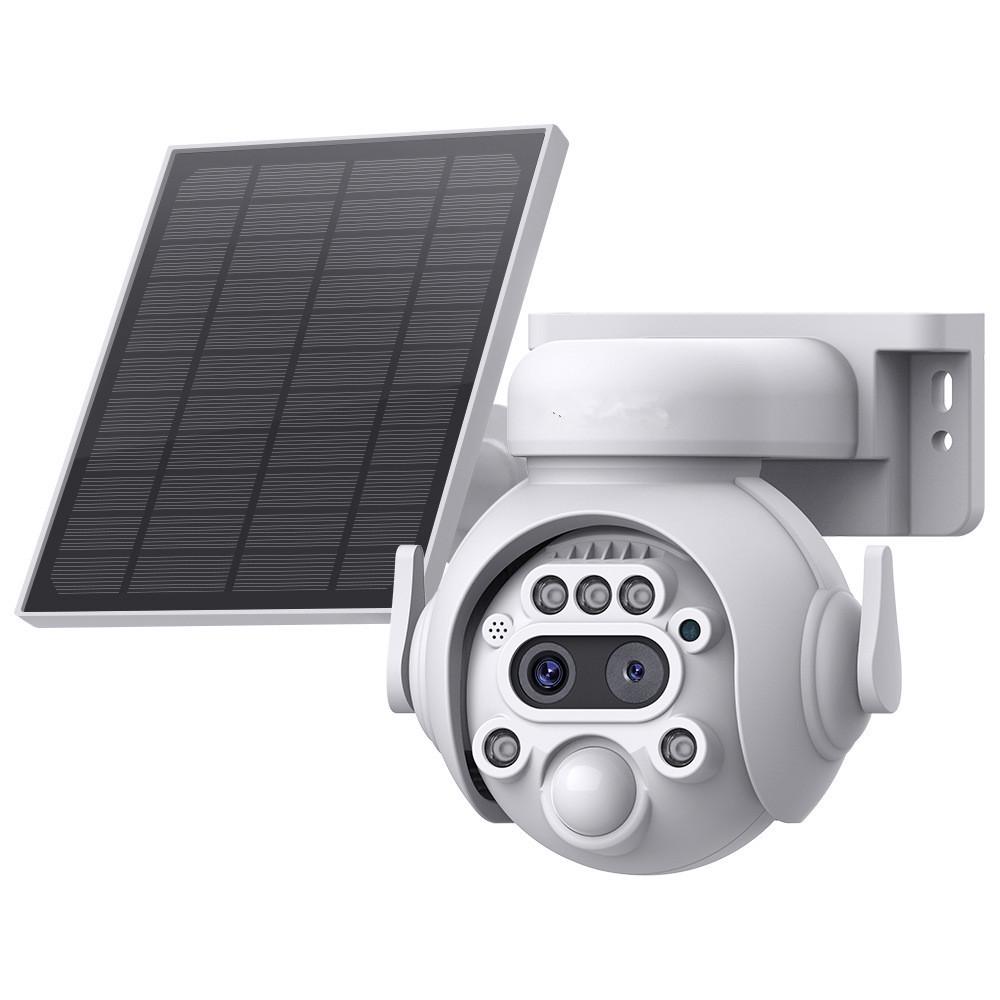 

Wireless Outdoor HD 4G Dual Lens Solar Camera with Night Vision & Mobile Control 4G European Version