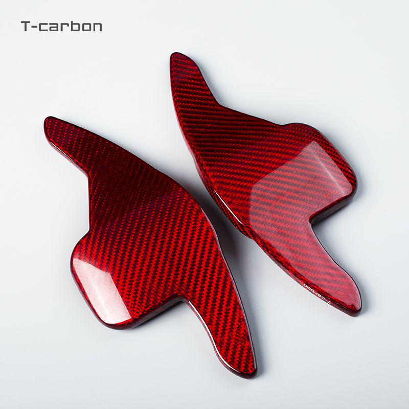 T-Carbon Extended Carbon Fiber Shift Paddles for BMW 2 Series F20 & 3 Series F30 Steering Wheel Modification