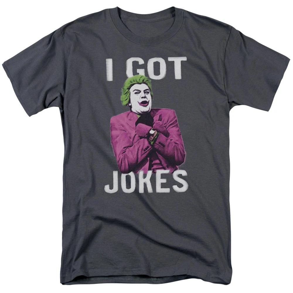 DC Comics - Batman Classic TV - Got Jokes -  Unisex Children s T-shirt - Gray 130
