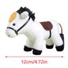 Long-Haired Pony Pendant Soft Brown Horse Plush Horse Doll Stuffed Animal Keychain Girls Bag Pendant Keyring Gifts