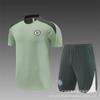Chelsea Training Jersey Long Sleeve Half-Zip Soccer Shirt Adults Kids Camo Print Breathable Modal Fabric