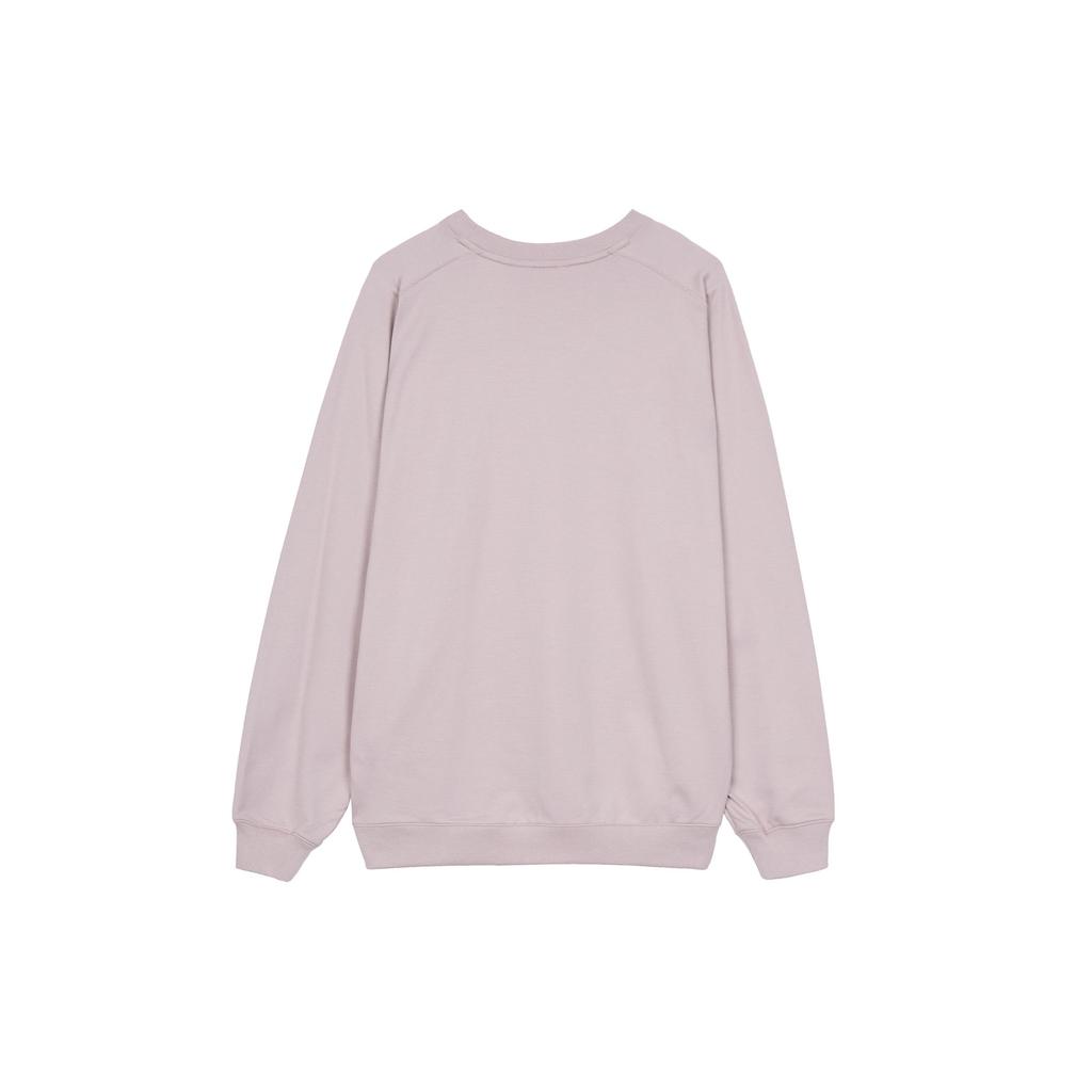 Uniqlo U Series SS23 Solid Color Crew Neck Casual Long Sleeve Sweatshirt Men sweatshirt Pink 456971-11