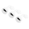 3 Stück Whirlpool Drehbogen Blasenluftdüse Robuste PVC Whirlpool Luftdüse Massage Badewannendüse für
