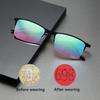 New Sunglasses Women Men Rectangle Glasses Female Eyewear Correcting Special Red Green Blind Color Weak Glasses Male Eyeglasses